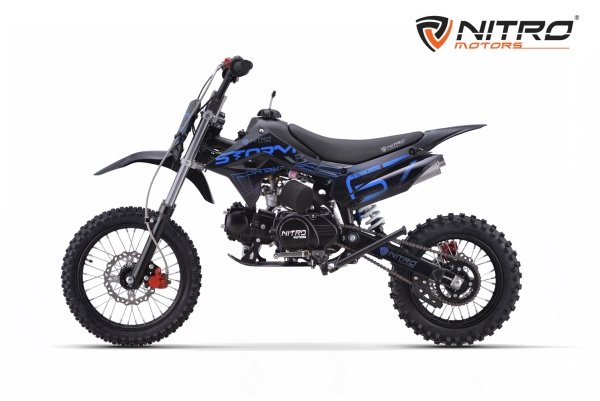 NITRO MOTORS 110cc Kinder Dirtbike Storm V3 BRX 14/12 4-Gang